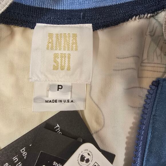 NWT Free People collab Anna Sui Florida Cotton Rainbow Jacket *Rare* . Ret. $578 - Picture 5 of 14